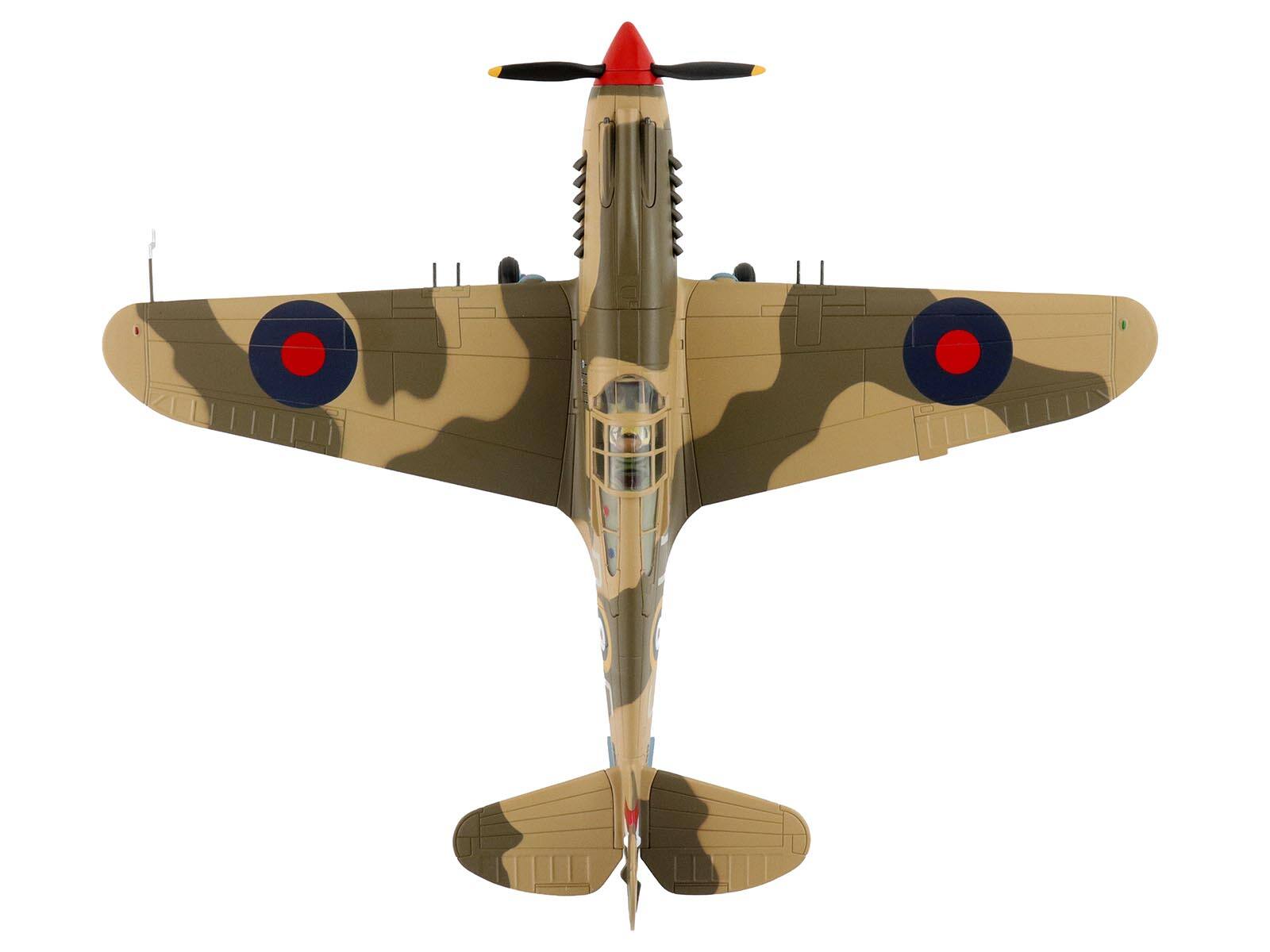 Left. Hobby Master - Curtiss P-40 Warhawk Tomahawk Mk IIB "LD-C Clive Caldwell No. 250 Squadron North Africa" 1942 RAAF Air Power 1/48 - Multi.