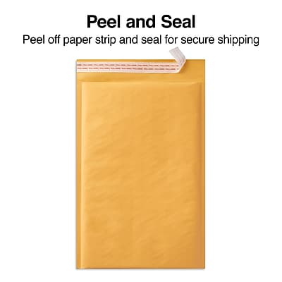Peel and Seal

Peel off paper strip and seal for secure shipping