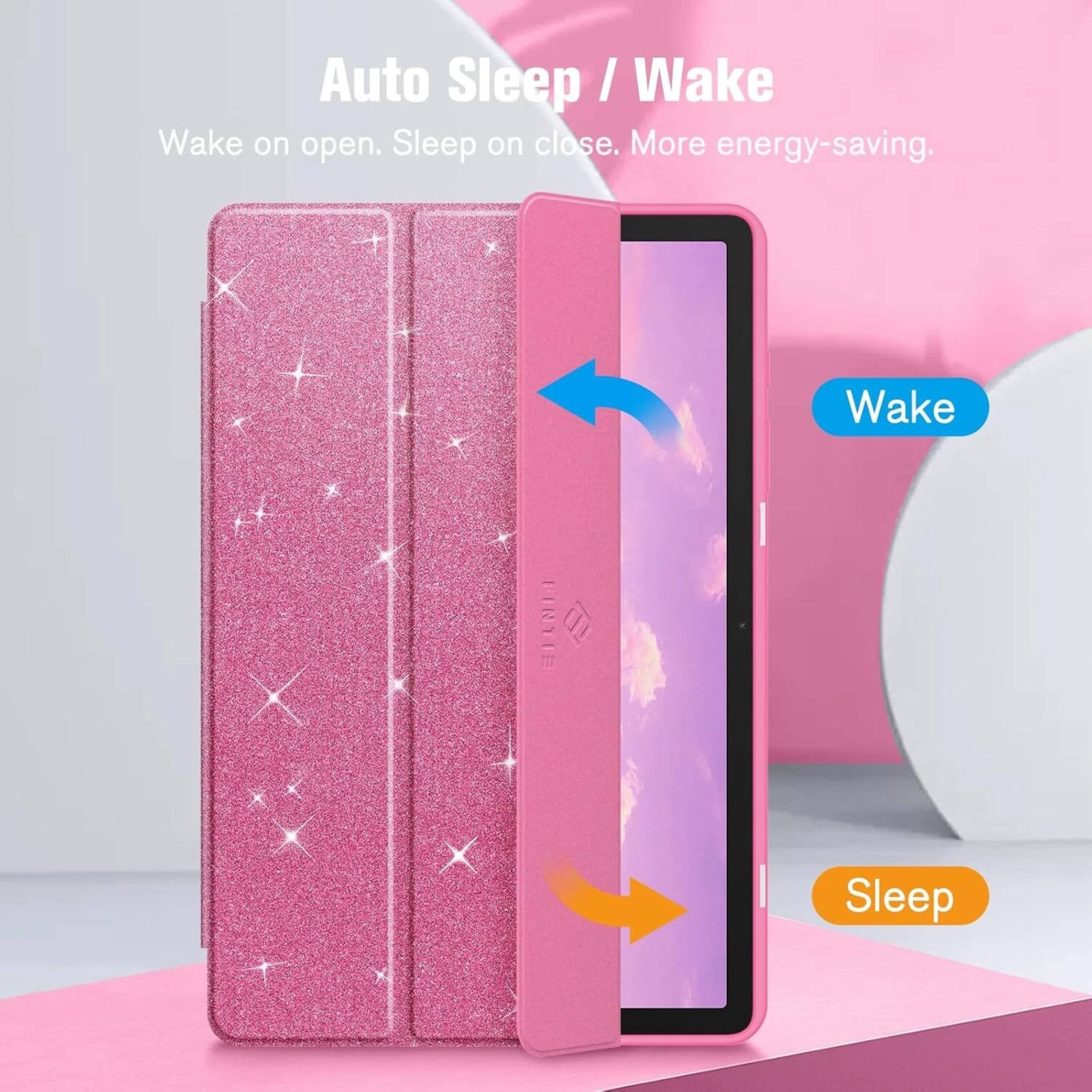 Auto Sleep / Wake  
Wake on open. Sleep on close. More energy-saving.  
Wake  
Sleep