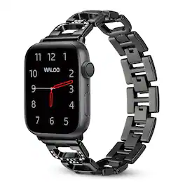 Waloo - Diamond Rhinestone Band For Apple Watch - Black