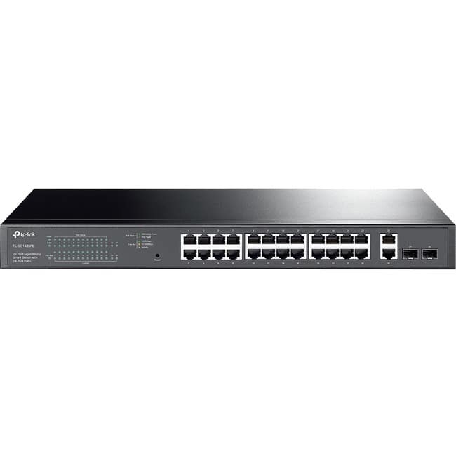 TP-Link - TL-SG1428PE - 28-Port Gigabit Easy Smart Switch with 24-Port PoE+ - Limited Lifetime Warranty - 28 Ports - Unknown
