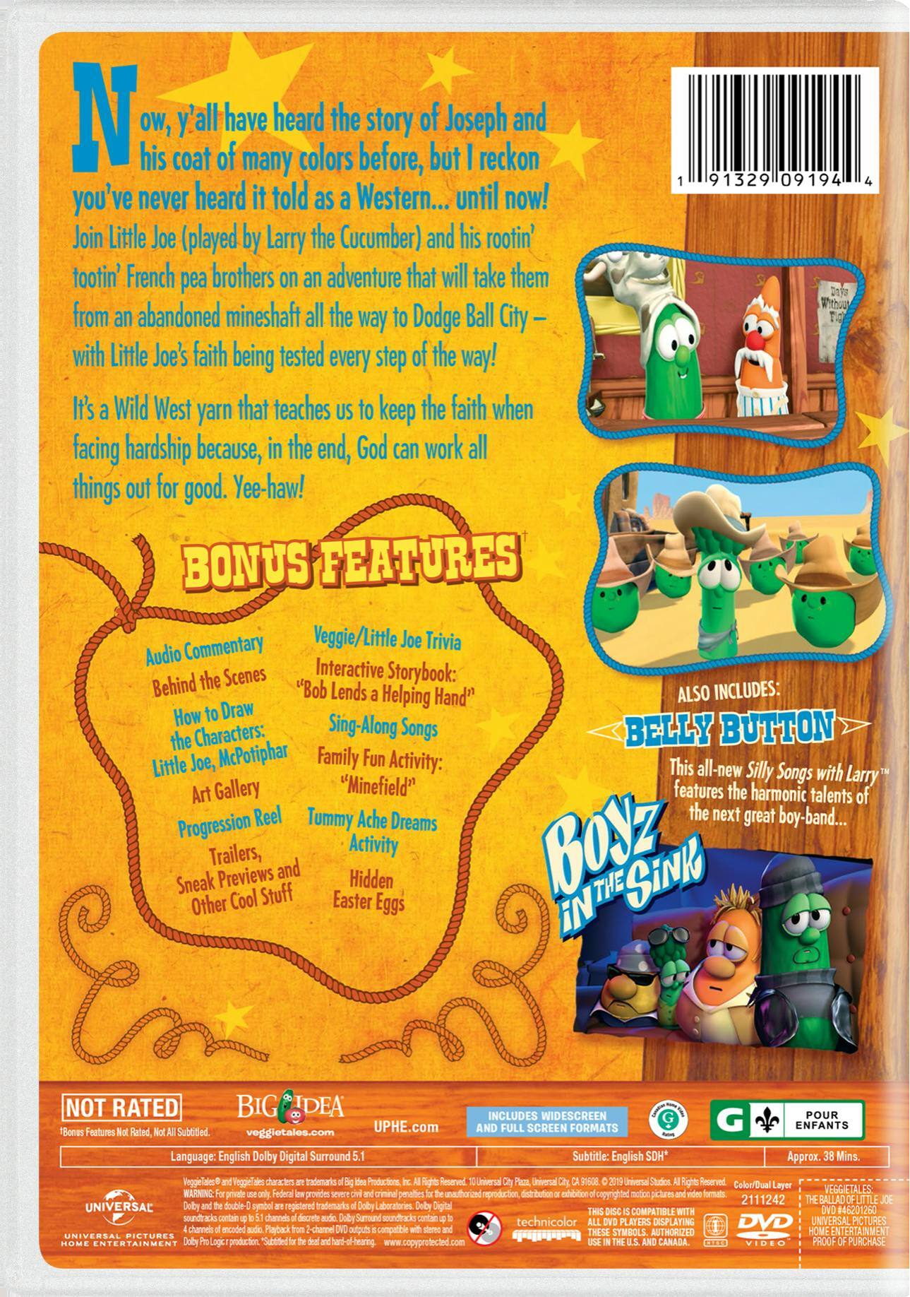 Angle. VeggieTales: The Ballad of Little Joe [DVD].