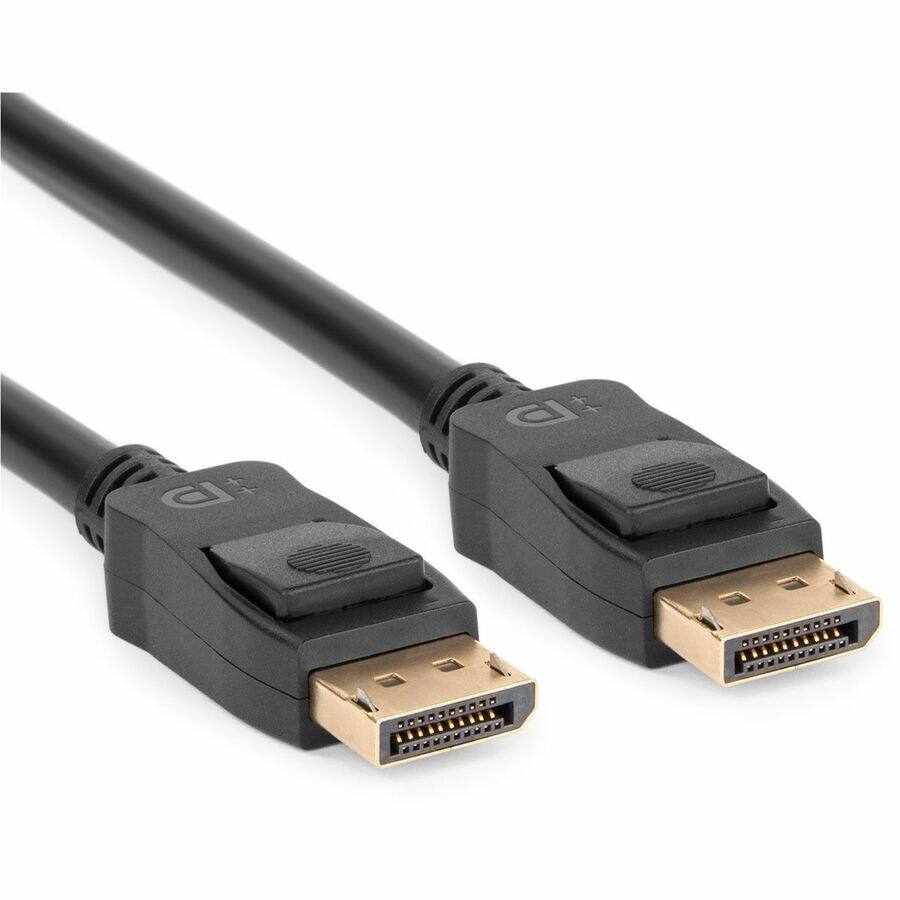 Alt View 3. Rocstor - PREMIUM DISPLAYPORT 1.4 CABLE - 8K 60HZ - 15FT (4.6M) - DISPLAYPORT A/V CABLE FO - Black.