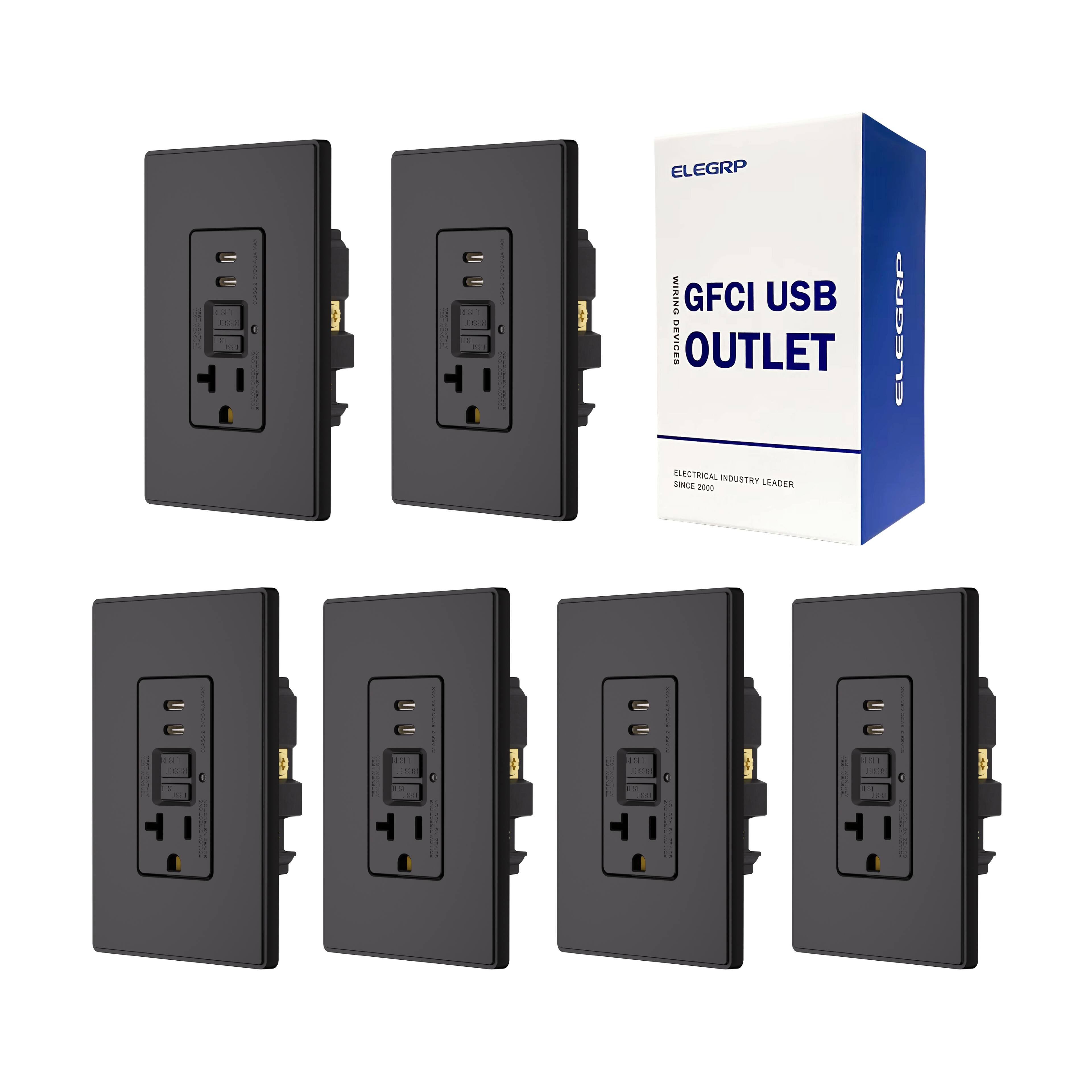 ELEGRP  
GFCI USB OUTLET  
ELECTRICAL INDUSTRY LEADER SINCE 2000