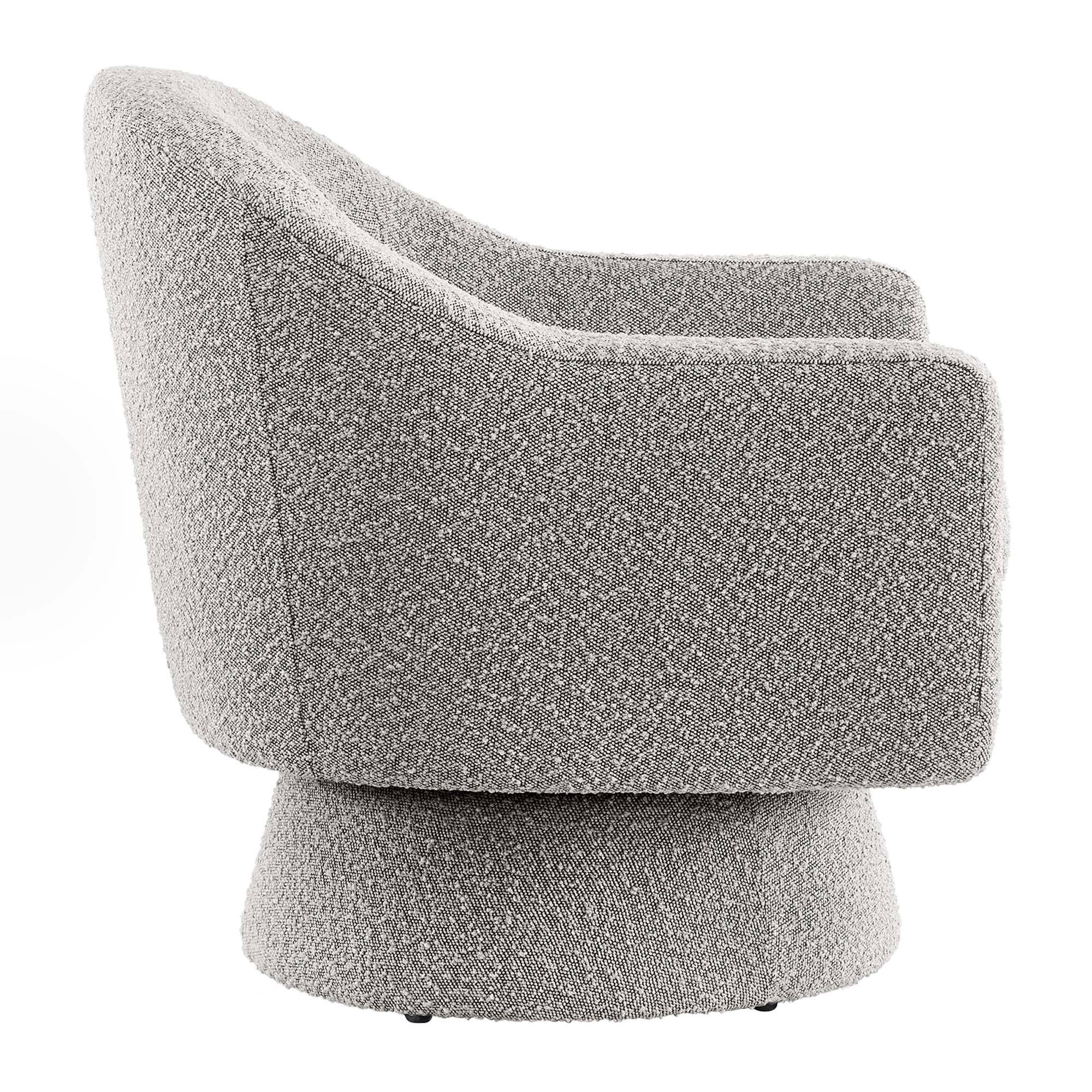 Alt View 2. Modway - Astral Boucle Fabric Swivel Chair by Modway - Taupe.