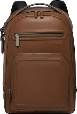 TUMI - Harrison Warren Backpack Fits Up to 15" Laptop - Cognac Bombe
