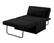 Left Zoom. Relax A Lounger - Kotor Otto-Kube Multi-positional Ottoman - Black.