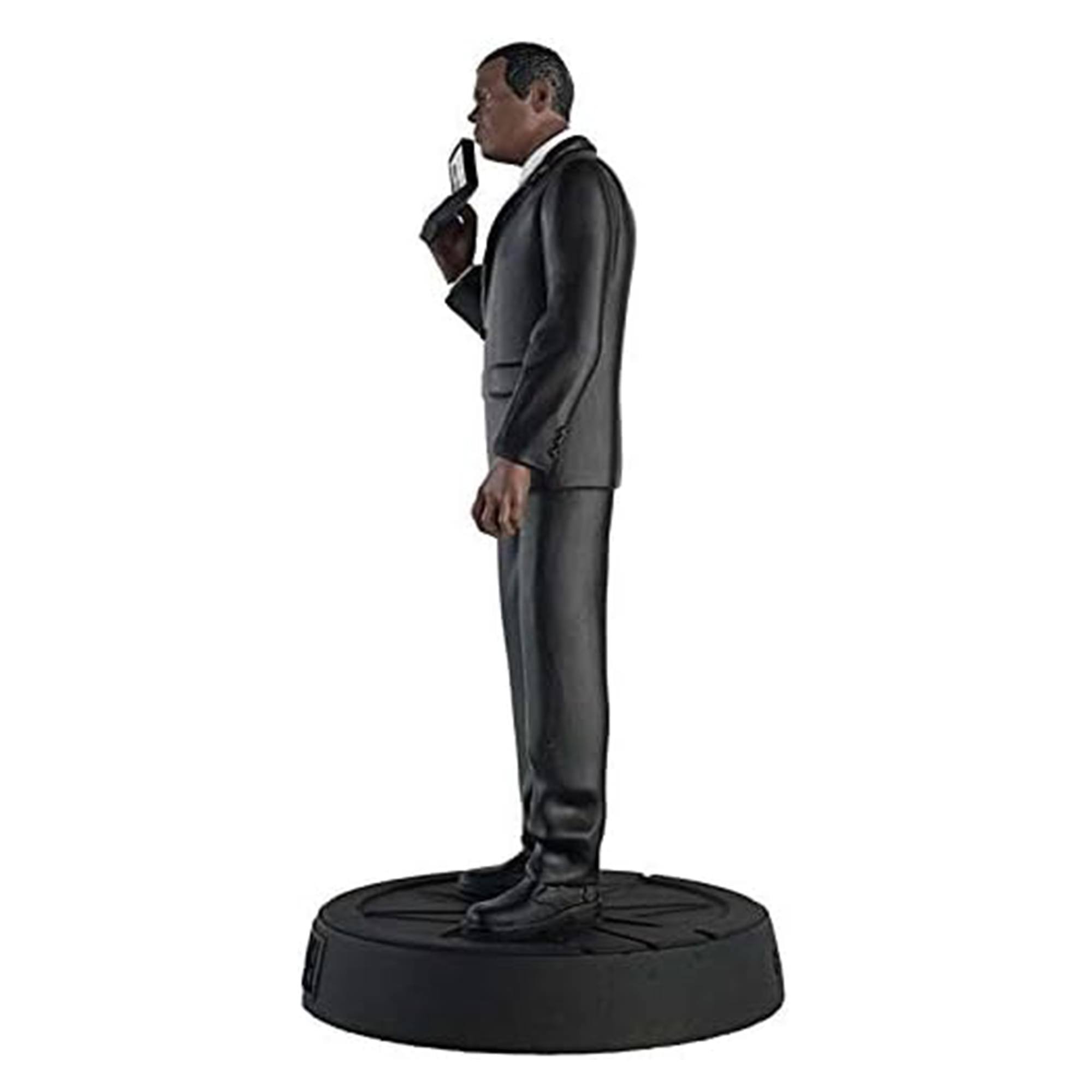Alt View 1. Marvel - Eaglemoss Marvel Movie Collection 1:16 Figurine | Agent Nick Fury - Black.