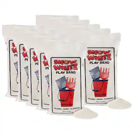 U.S. Silica - Snow White Play Sand Sparkling White & Super Soft, 50 Pound, 10 Pack
