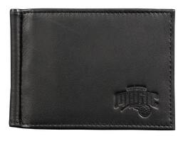 Rico Industries - Orlando Magic NBA RFID Blocking Shield Black Leather Moneyclip Wallet - Multi