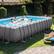Alt View 14. Intex - Rectangular Ultra XTR Frame Swimming Pool w Canopy - Blue.
