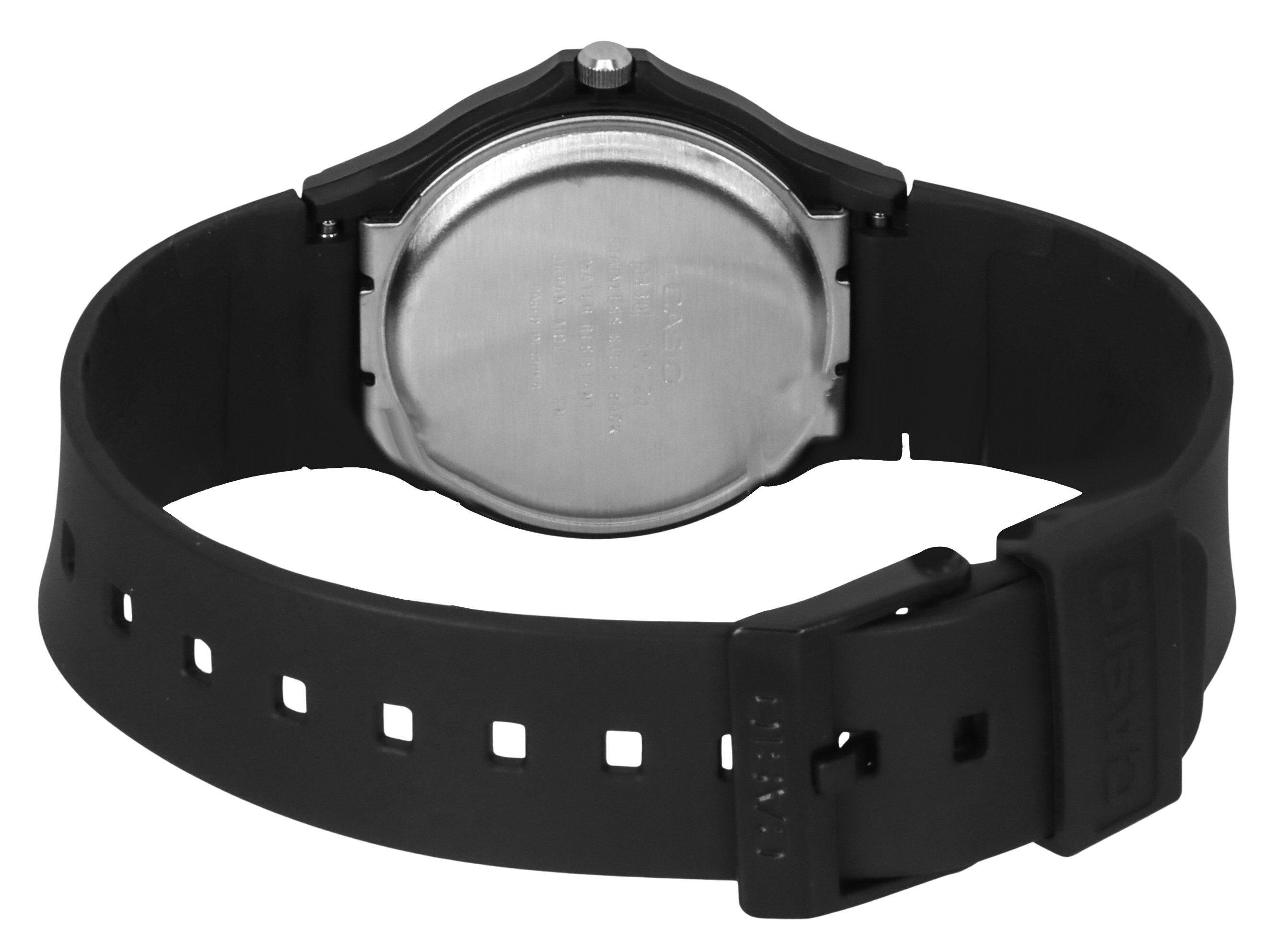 Left. Casio - Classic Quartz MQ-24-1ELDF Mens Watch Black Dial Resin Strap 30M - Black.
