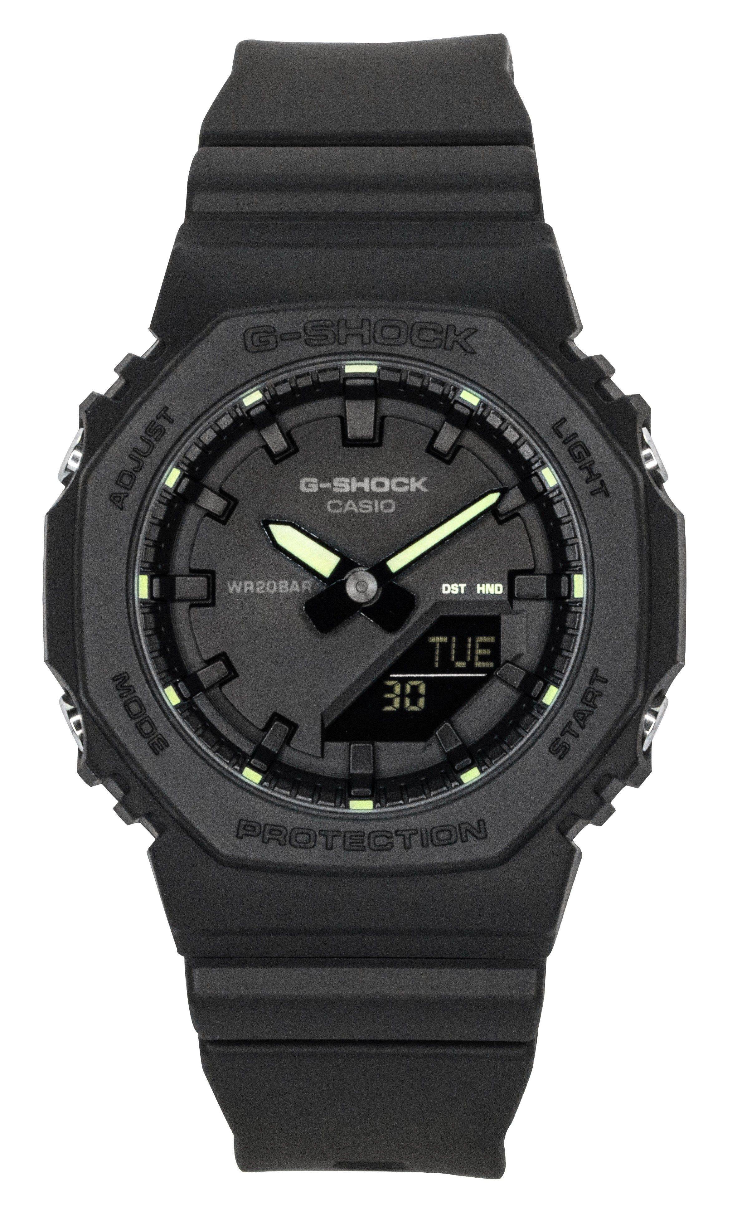 G-SHOCK  
CASIO  
LIGHT  
WR20BAR  
DST HND  
TUE 30  
MODE  
START  
PROTECTION
