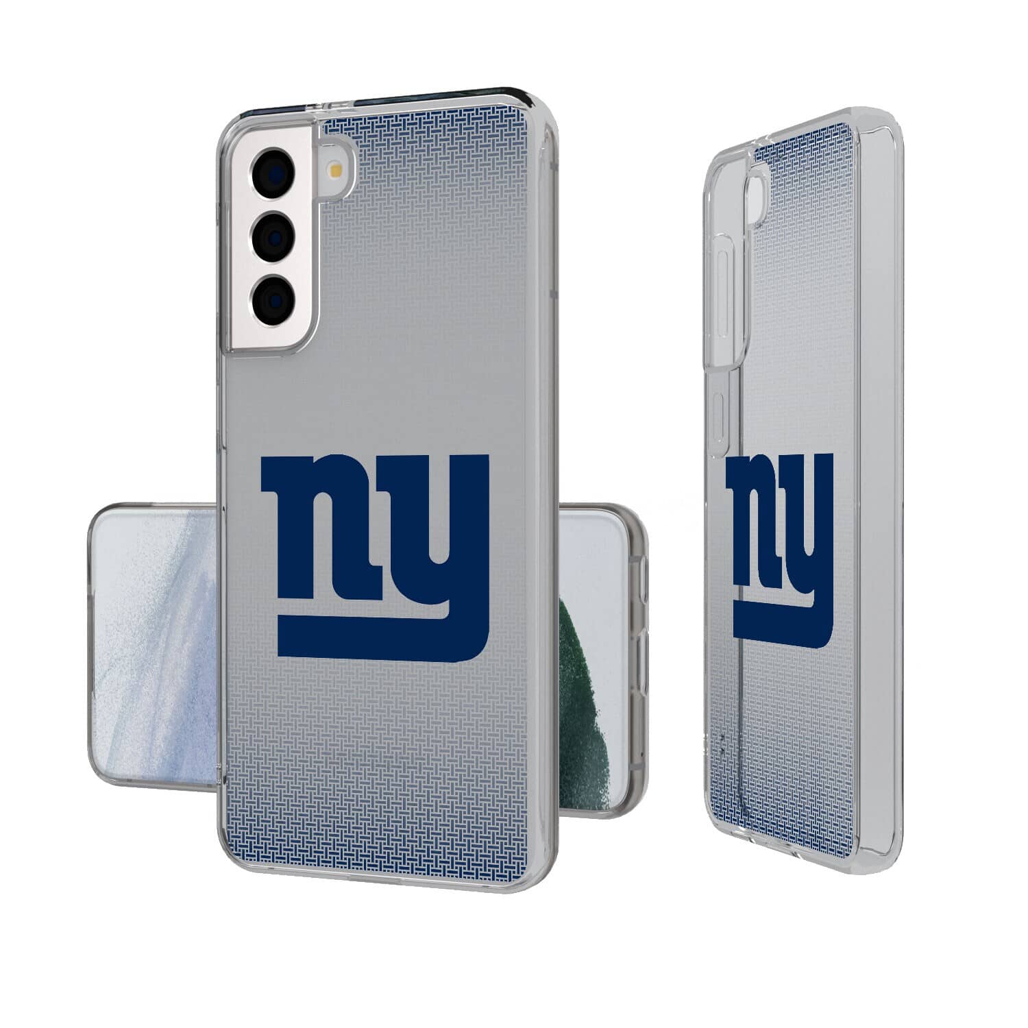 Keyscaper - NFL - New York Giants Linen Logo Galaxy Clear Case - S25 - Multicolor