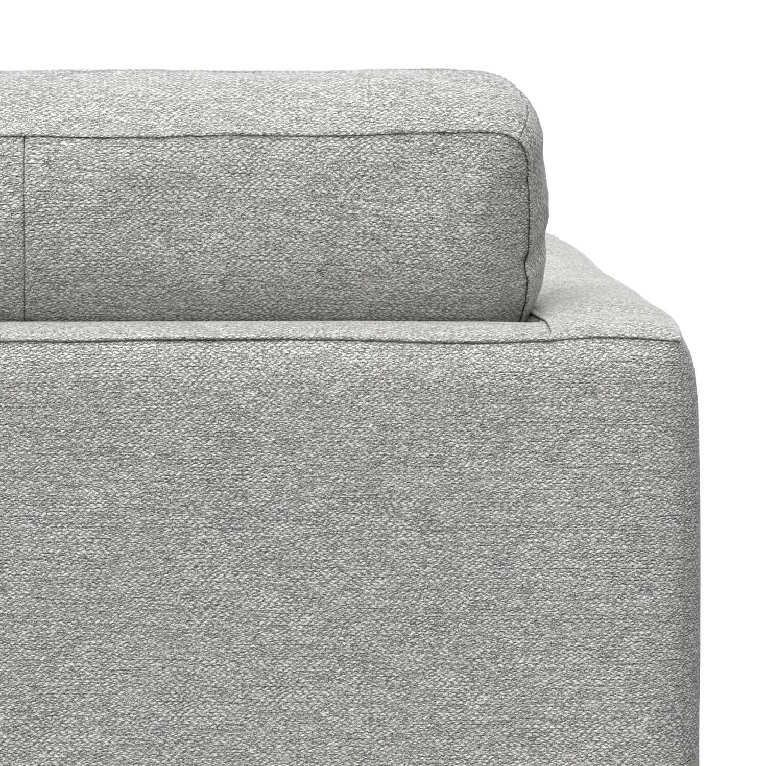 Alt View 7. Simpli Home - Morrison 42 inch Wide Mid-Century Modern Arm Chair in Mist Grey Performance Fabric - Mist Grey.