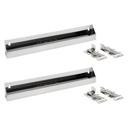 Rev-A-Shelf - 19" Front Tip-Out Sink Kitchen Tray Organizer, 6541-19-52, 2 Pack - Silver