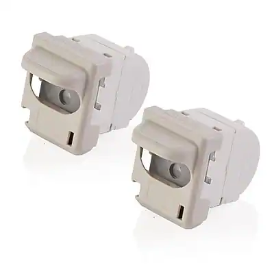 Front. Swingline - 502e Electric Stapler Staple Cartridge, 1500/Pack - Silver.