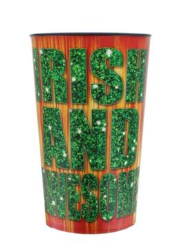 Just Funky - "Irish and Awesome" 32oz Stadium Cup - Green