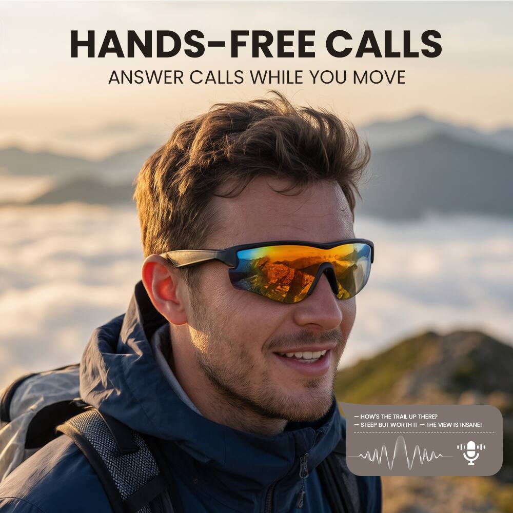 HANDS-FREE CALLS ANSWER CALLS WHILE YOU MOVE

HOW'S THE TRAIL UP THERE?
- STEEP BUT WORTH IT - THE VIEW IS INSANE!