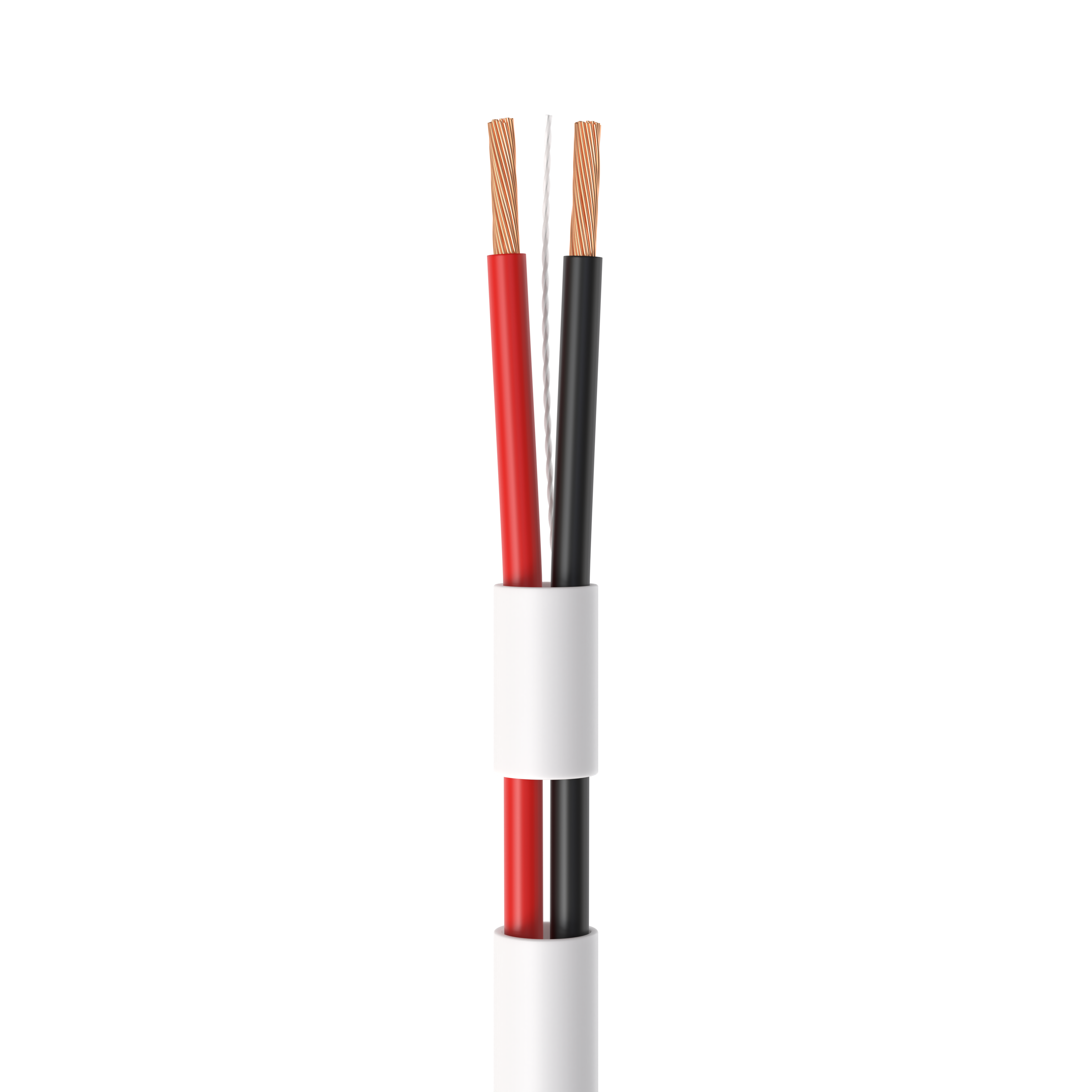Alt View 3. Cables Direct Online - 16/2 Speaker Wire 250ft OFC Oxygen Free Copper CL3 CMR In-Wall Rated Bulk Cable - White.