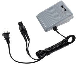 HQRP - Sewing Machine Foot Controller Pedal with Power Cord - Speed Control, 3-Pin Plug for Singer 6211 6212 6214