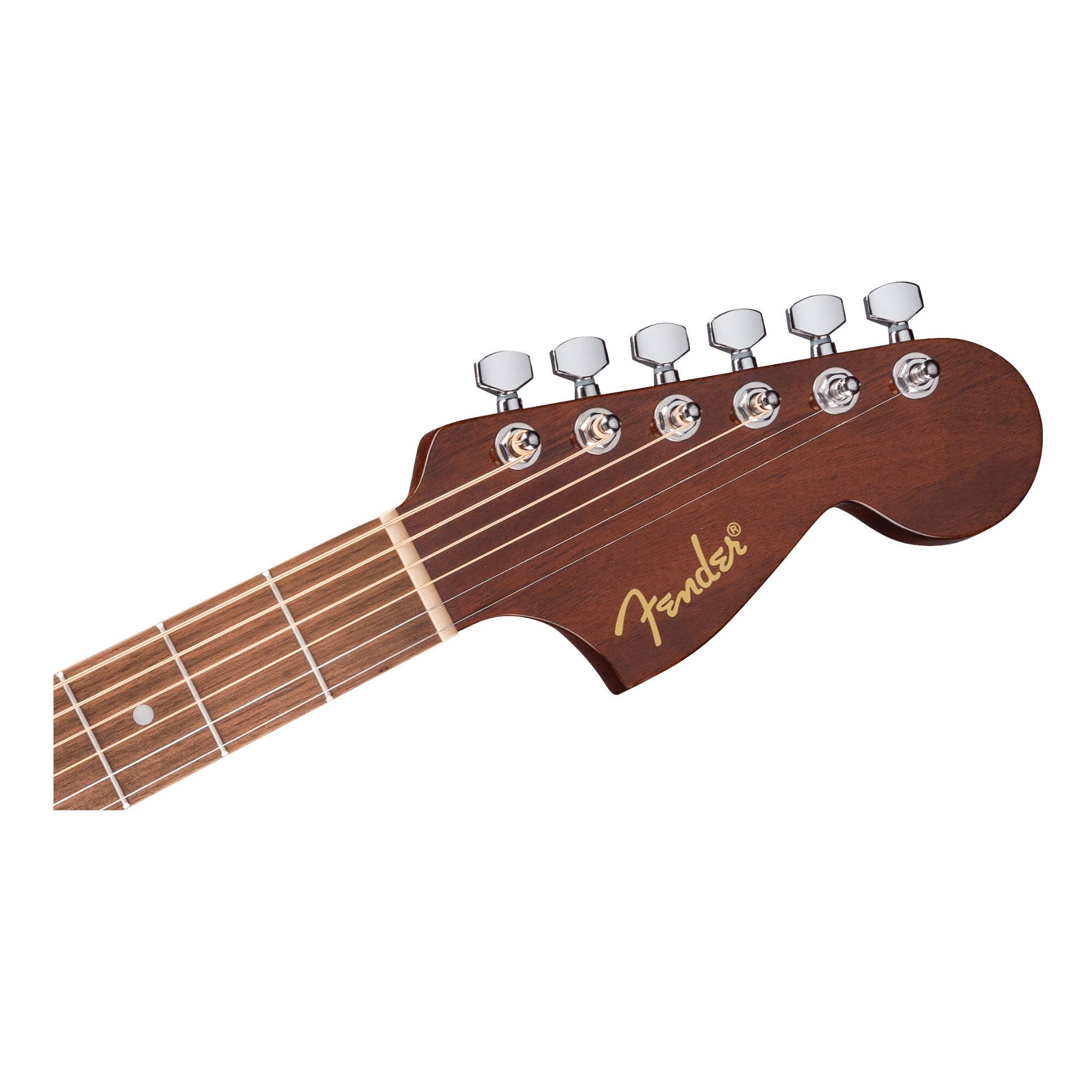 Back. Fender - Fender California Standard Monterey E with Sapele Top (Natural Sapele).