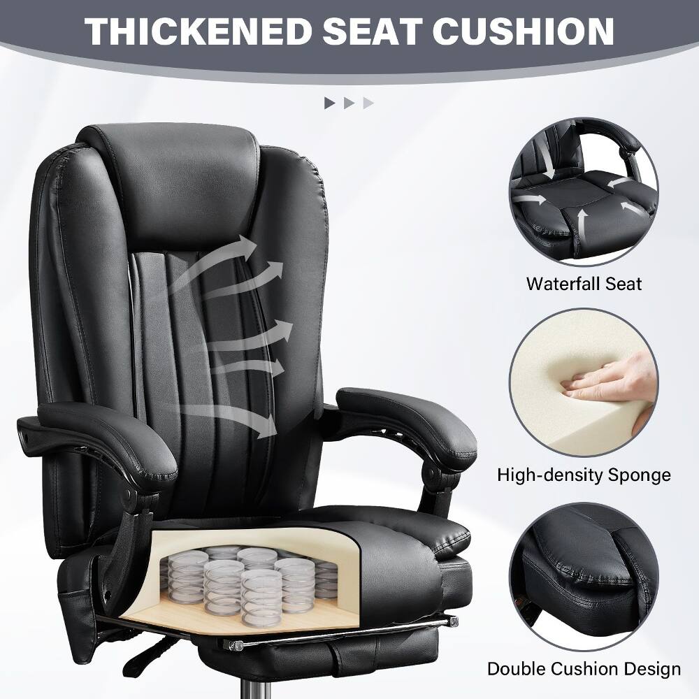 THICKENED SEAT CUSHION  
Waterfall Seat  
High-density Sponge  
Double Cushion Design
