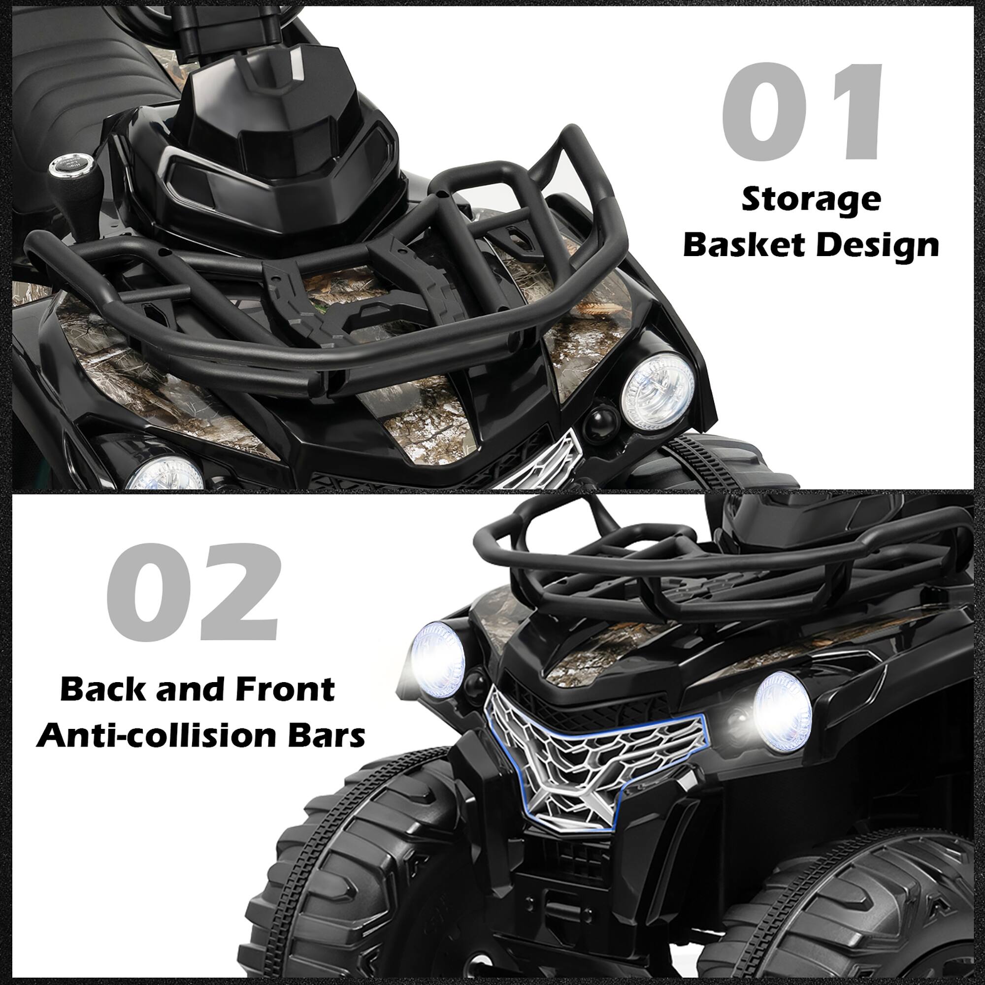 01 Storage Basket Design

02 Back and Front Anti-collision Bars