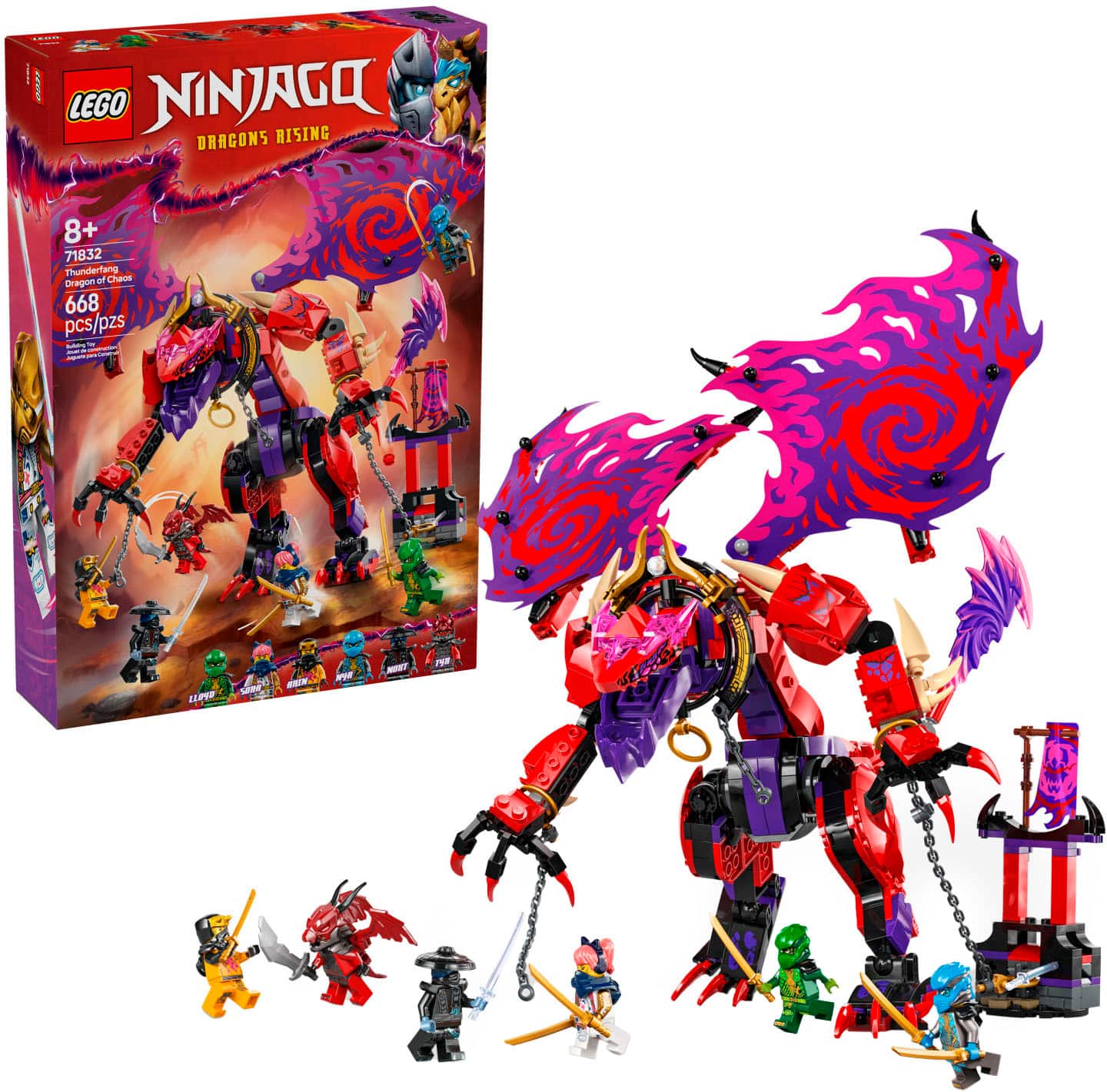 LEGO - NINJAGO Thunderfang Dragon of Chaos 71832 - Front_Zoom