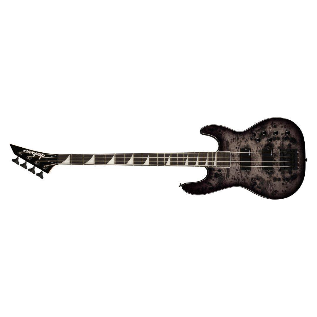Angle. Jackson - Jackson JS Series Concert Bass CB JS3P Bass Guitar - Transparent Black.