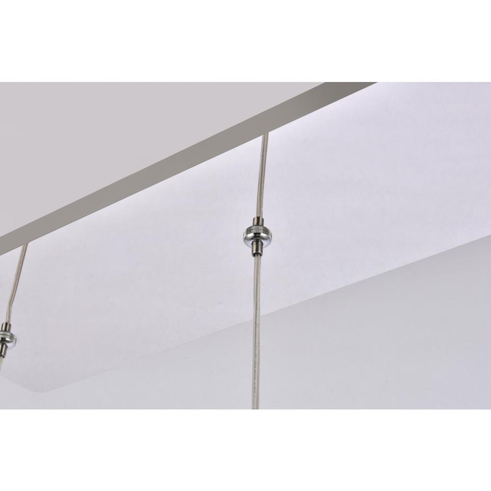 Alt View 1. Elegant Lighting - Eren 3 lights Chrome pendant - Chrome.