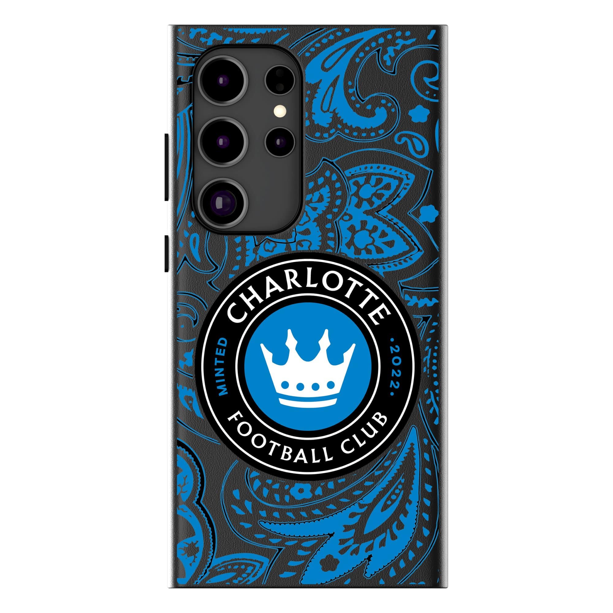 Keyscaper - MLS - Charlotte FC Galaxy Magnetic Bump Case - S24 Ultra - Black