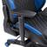 Alt View 18. CorLiving - Nightshade Gaming Chair - Black and Blue.