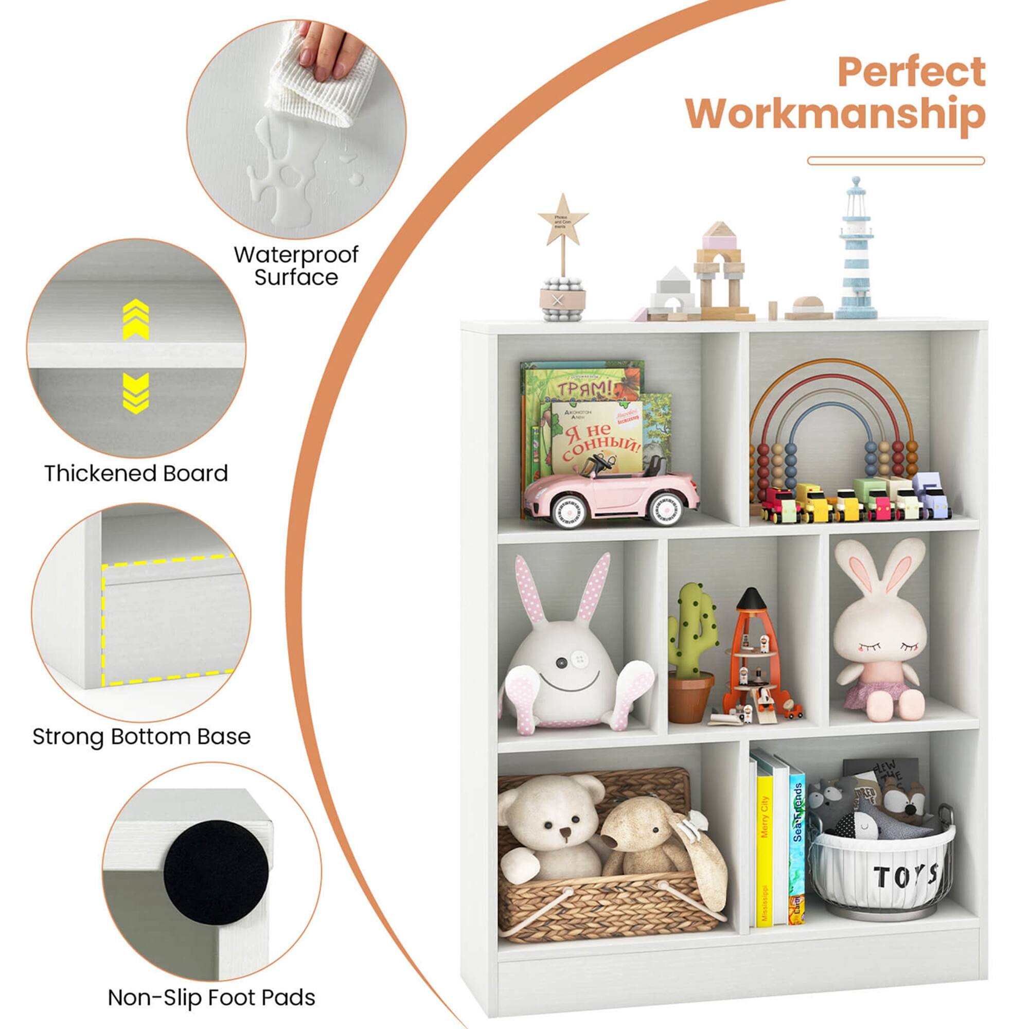 Perfect Workmanship Waterproof Surface Thickened Board! Strong Bottom Base Non-Slip Foot Pads