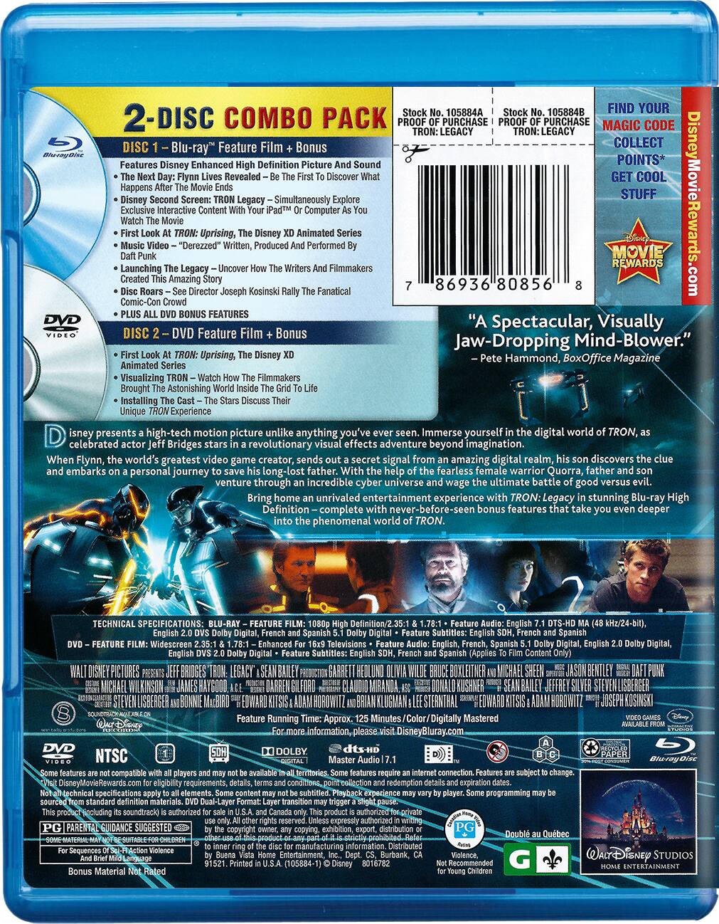 Alt View 1. Tron: Legacy   - BLU-RAY.