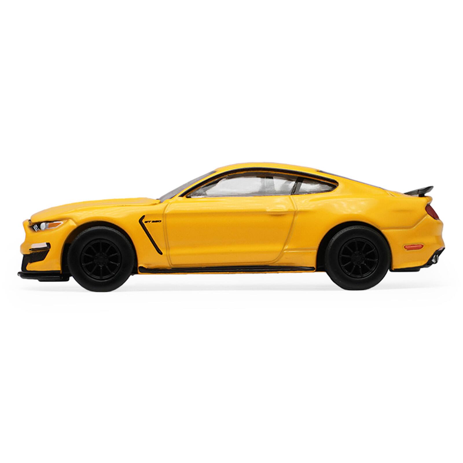 Alt View 1. Greenlight - 2017 Ford Mustang Shelby GT350 Triple Yellow Tri-Coat "Stampede" Series 2 1/64 Diecast Model Car by Greenlight.