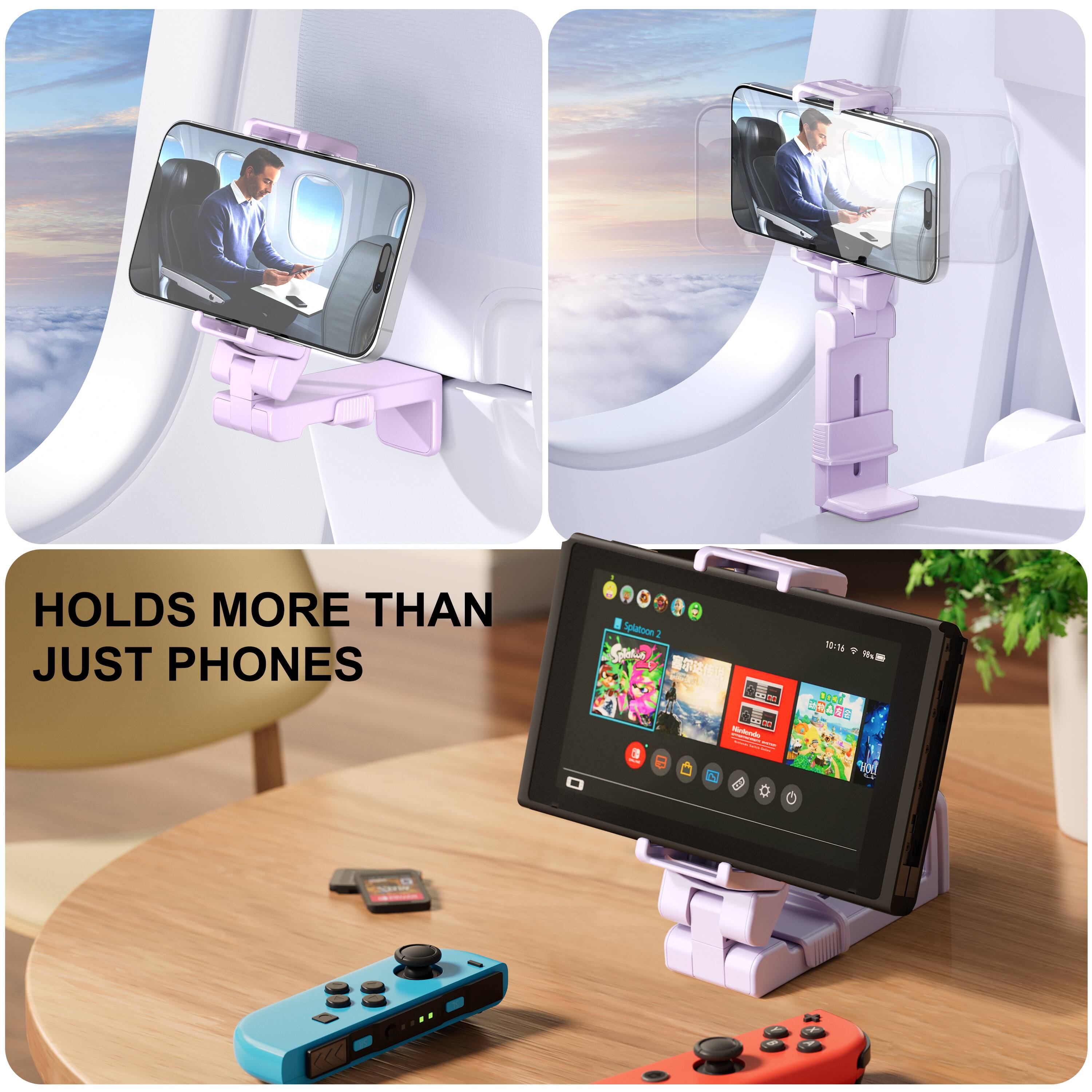 HOLDS MORE THAN JUST PHONES