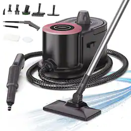 Teendow - 11 in 1 Handheld Steam Cleaner with 10-Second Fast Heat-Up, 1500W, 1500ml Water Tank - Gray