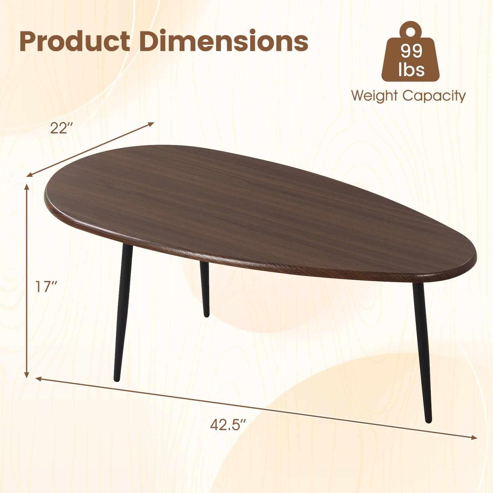 Product Dimensions: 22" x 17" x 42.5"  
Weight Capacity: 99 lbs