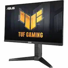 Front. ASUS - TUF Gaming 24" FHD IPS 180Hz 1ms Gaming Monitor with FreeSync Premium (DisplayPort, HDMI) - Black.