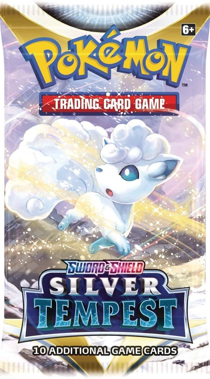 6+ Pokémon™ Trading Card Game Sword & Shield Silver Tempest 10 Additional Game Cards