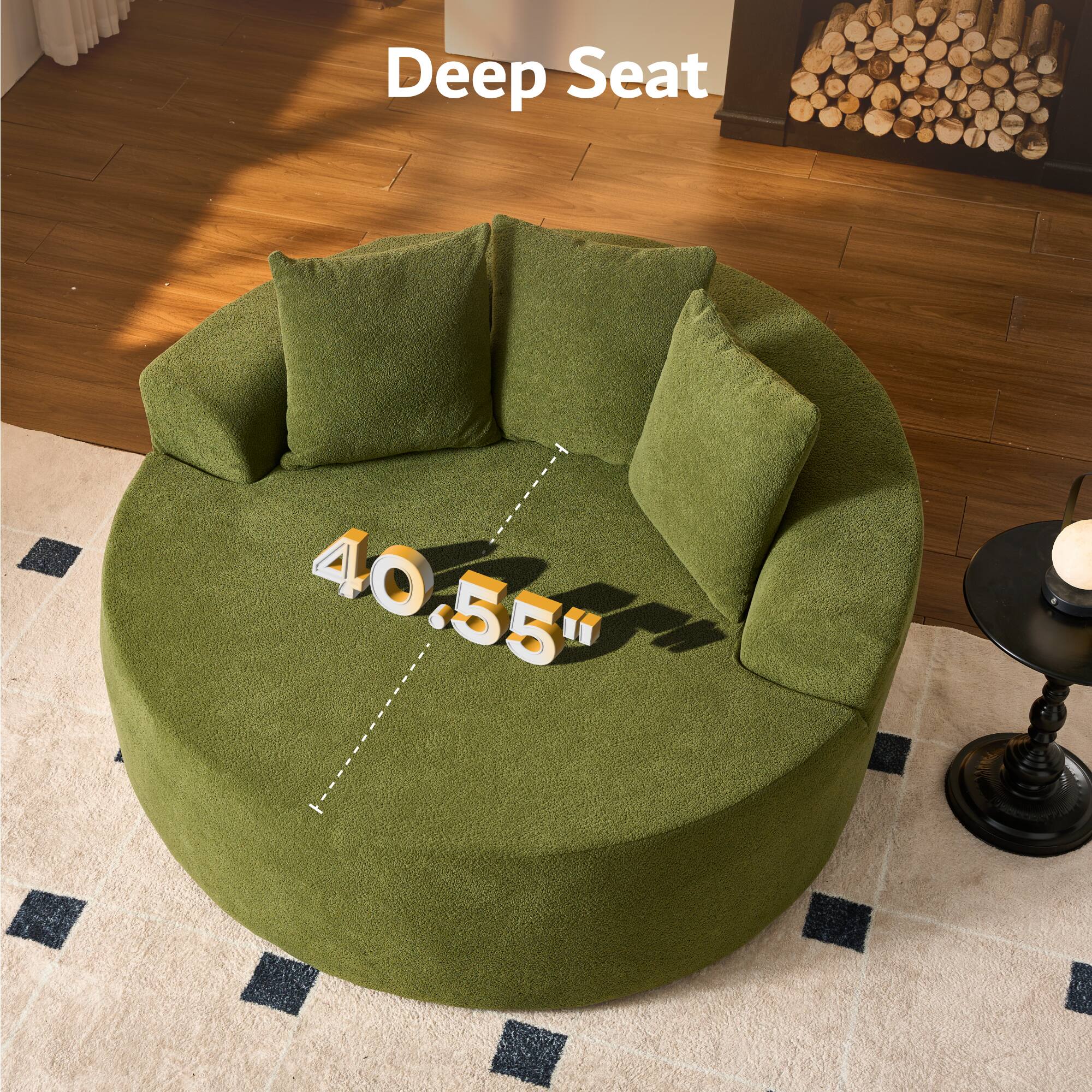 Deep Seat  
40.55"
