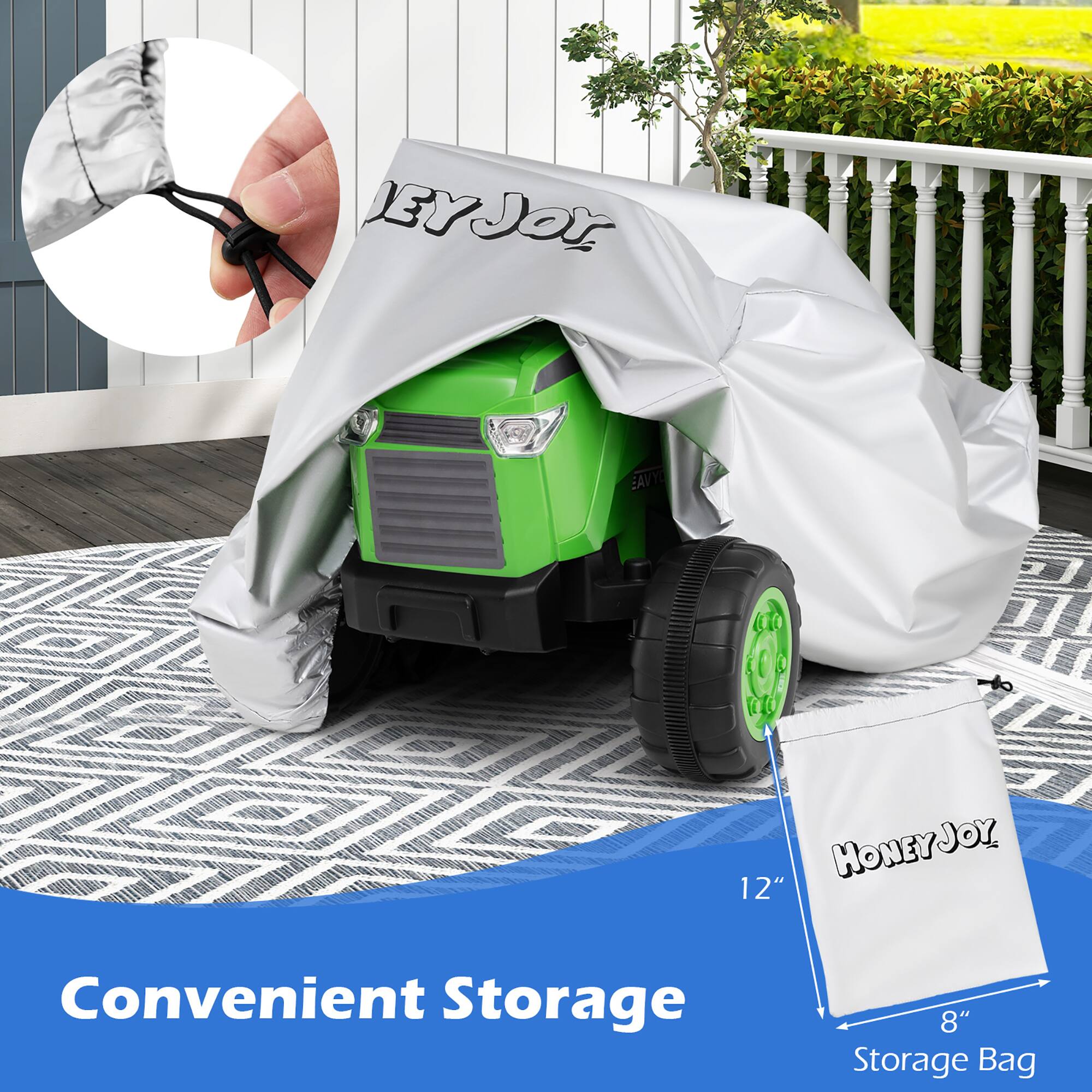 HoneyJoy 12" Convenient Storage 8" Storage Bag