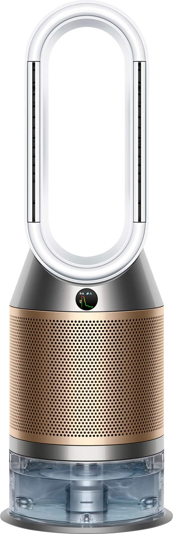 Front. Dyson - Purifier Humidify+Cool PH2 De-NOx - White/Gold.