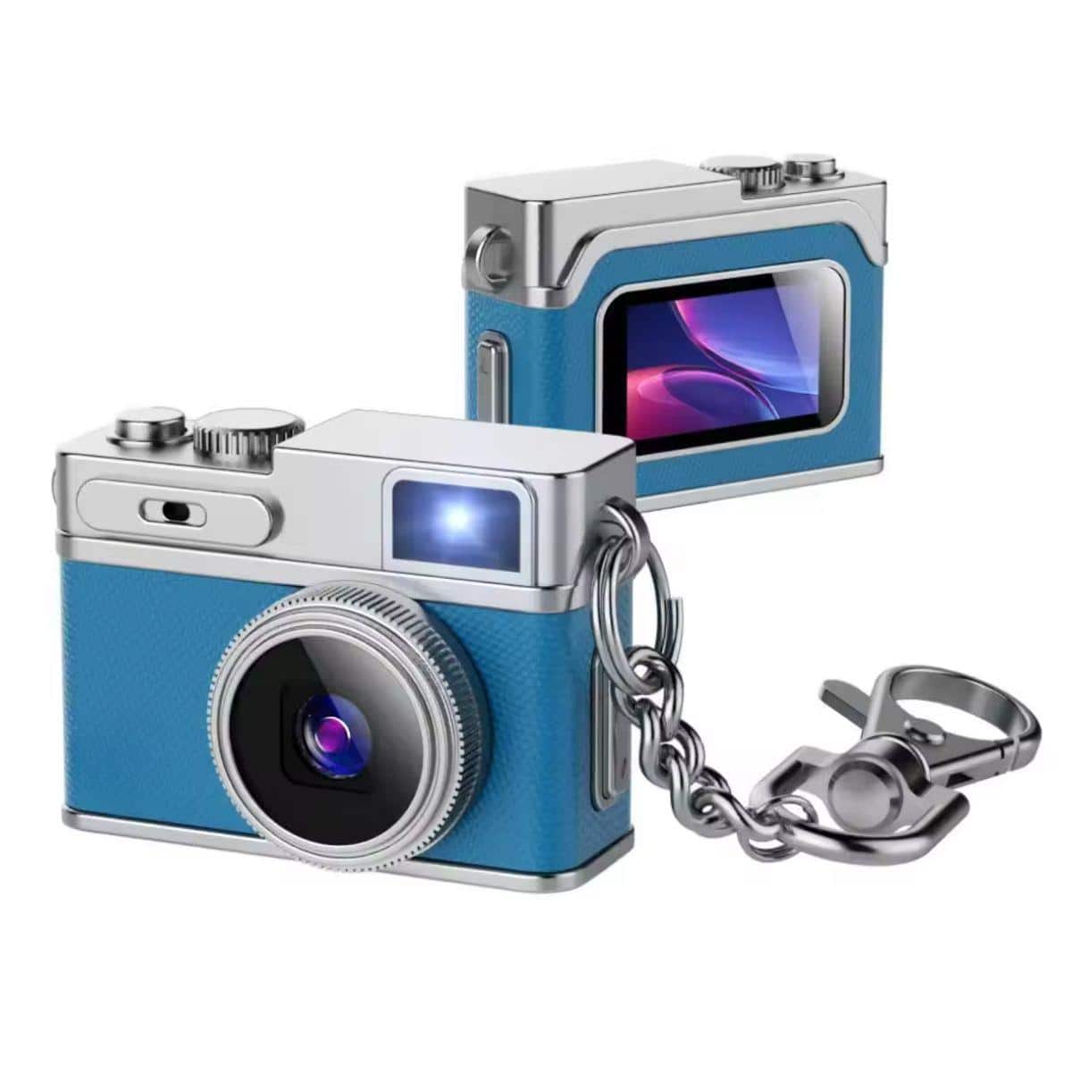 Aries - Necklace Pendant Retro Digital Camera - Blue price history on PriceWatchPro
