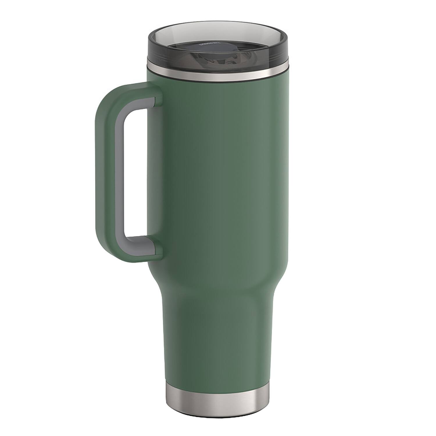 Alt View 10. Thermos - Thermos 40 oz Stainless Steel Cup Holder Mug w/ Straw - Alpine Green - Alpine Green.