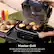 Master Grill: All the performance of a full-size gas grill with the same char and searing. Compared to Weber Spirit.