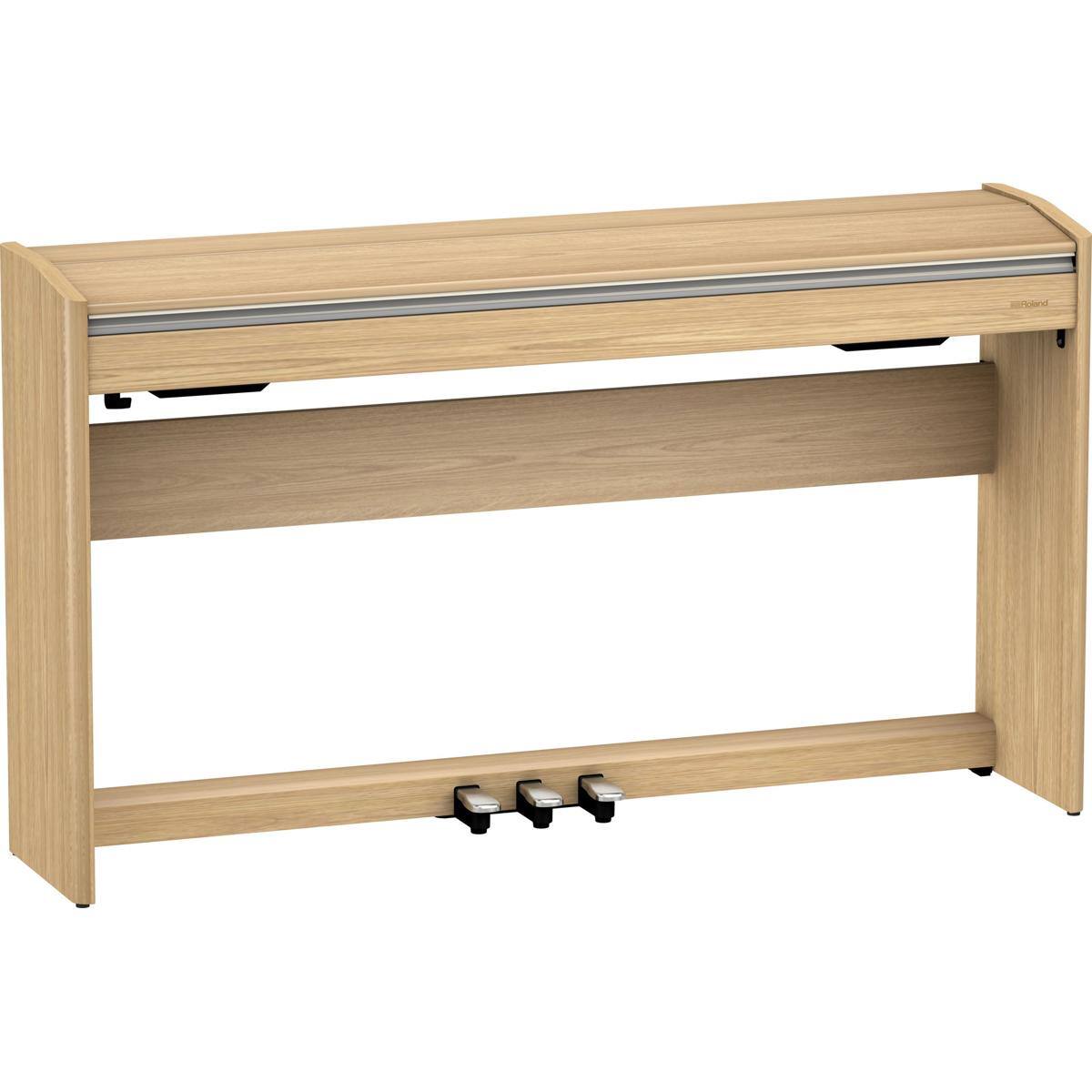 Alt View 3. Roland - Roland F701 88 Keys SuperNATURAL Streamlined Digital Piano, Light Oak.