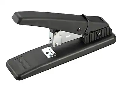 Front. Bostitch - Desktop Stapler, 60-Sheet Capacity - Black.