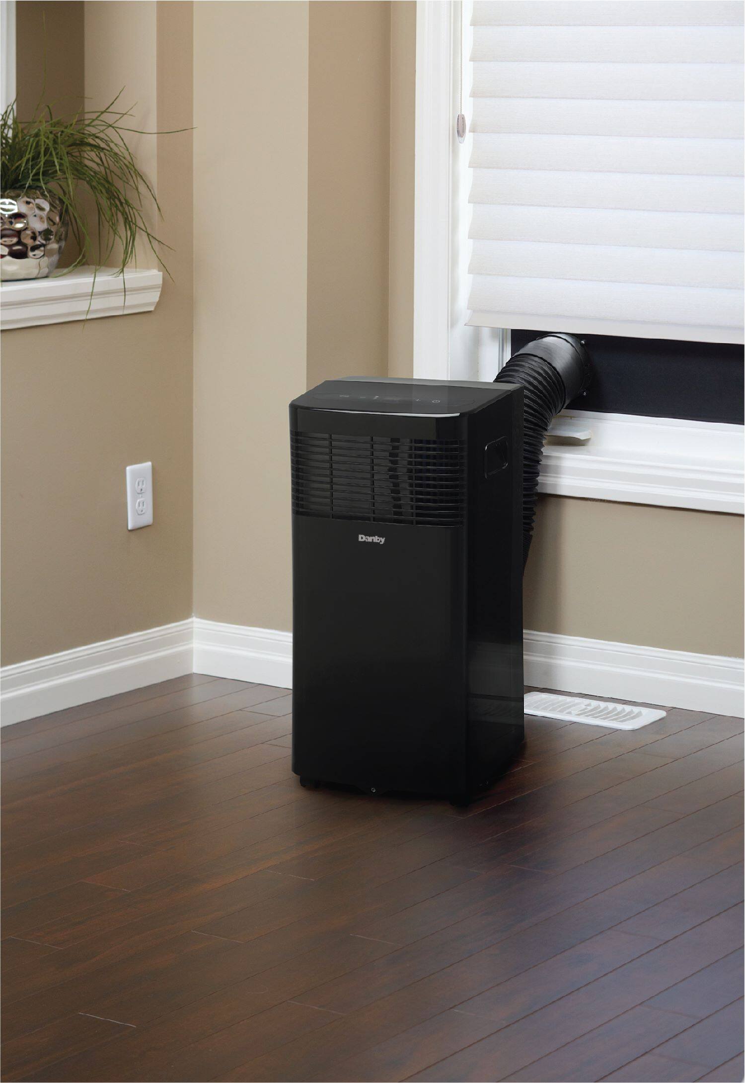 Alt View 12. Danby - 8,000 BTU  3-in-1 Portable Air Conditioner - BLACK.